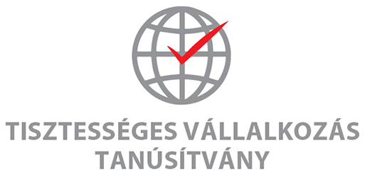 Tisztességes vállalkozás logo